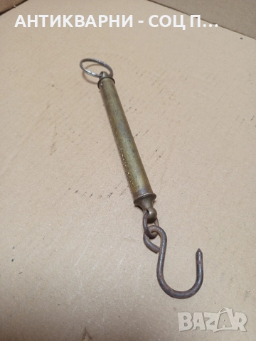 Стар Малък Бронзов Английски Кантар До 40кг. 