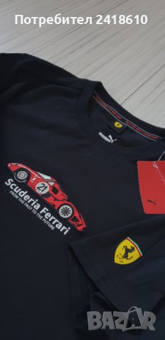 Puma Scuderia Ferrari Mens Cotton Size M НОВО! ОРИГИНАЛ! Мъжка Тениска!, снимка 1 - Тениски - 43584817