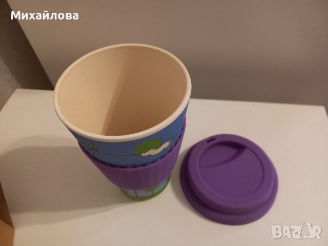 Бамбукова чаша за кафе/чай за многократна употреба , снимка 3 - Чаши - 43437254
