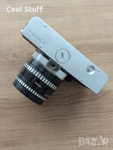 Фотоапарат Praktica LTL с обектив Meyer-Optik 2.8/29 Görlitz Orestegon, снимка 4 - Фотоапарати - 51662452