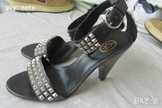 НОВИ елегантни дамски сандали , летни обувки N - 39 - 40 ASH® original, 3x 100% естествена кожа, снимка 9 - Сандали - 26217982