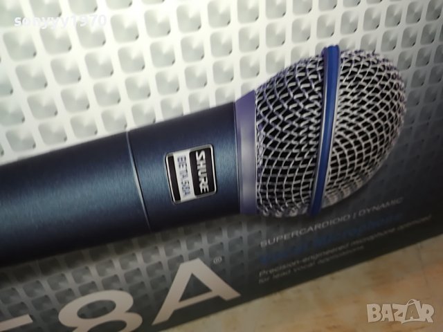 shure beta 58a profi mic-внос swiss 3005220933, снимка 8 - Микрофони - 36917602