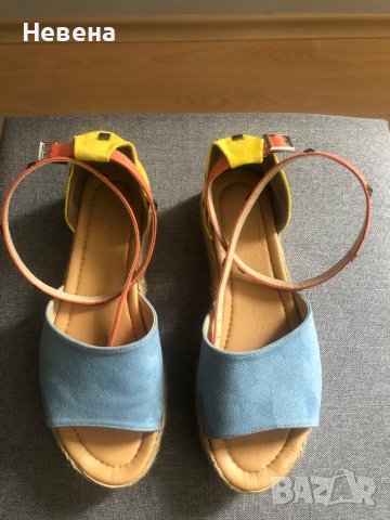 Цветни летни сандали, снимка 1 - Сандали - 37587272