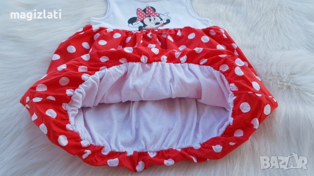 Детска рокля Мини Маус 12-18 месеца, снимка 2 - Бебешки рокли - 37783366