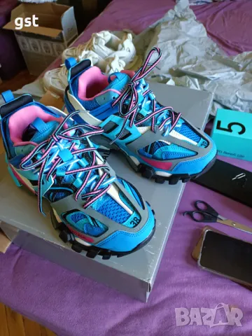Balenciag Blue 💙 Pink Уникални Унисекс Мъжки дамски кецове маратонки , снимка 18 - Маратонки - 50086389