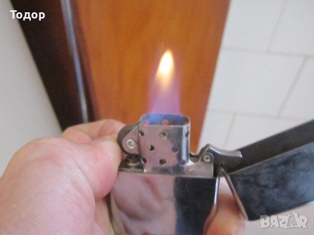 Бензинова запалка с емайл, снимка 5 - Запалки - 37674675