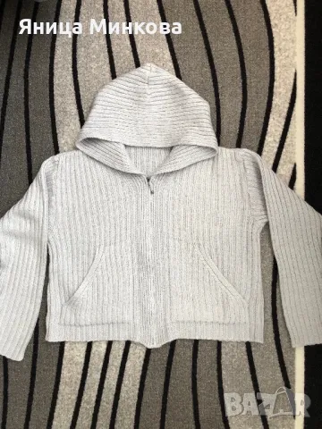 Дамска жилетка с качулка, снимка 4 - Жилетки - 47517848