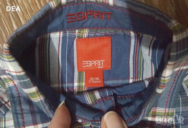 Риза Esprit 98см-10лв+подарък, снимка 3 - Детски ризи - 28530562