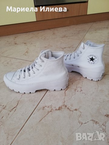 дамски кожени кецове CONVERSE, снимка 8 - Маратонки - 43468354