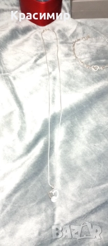 Италиански сребърни бижута, снимка 6 - Гривни - 52878695