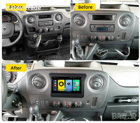 RENAULT MASTER OPEL MOVANO NISSAN N400 2010-2021 7 " АНДРОИД НАВИГАЦИЯ, 9415, снимка 3 - Навигация за кола - 38057959