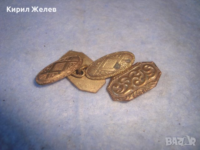 ПОЗЛАТЕНИ СТАРИННИ БРОНЗОВИ РЕТРО ОРНАМЕНТИРАНИ АР НУВО БУТОНЕЛИ 7200