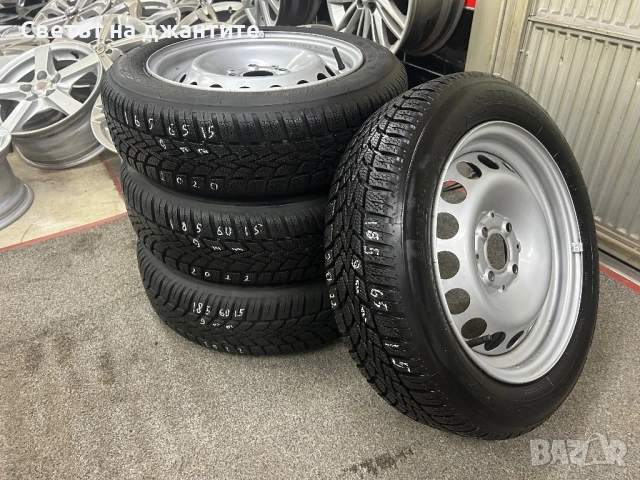 Джанти с Зимни Гуми 15 Цола Smart Fortwo/ForFour 165/65/15 и 185/60/15, снимка 3 - Гуми и джанти - 53234175