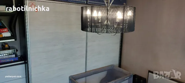 комплект полилей и нощна лампа, снимка 2 - Полилеи - 48422403