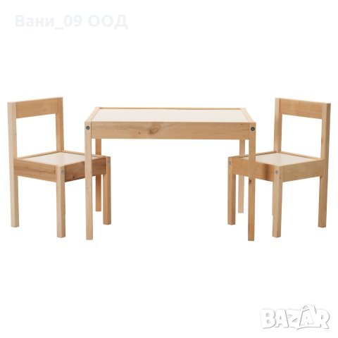 Комплект детска маса с 1 или 2 столчета, снимка 2 - Мебели за детската стая - 33099147