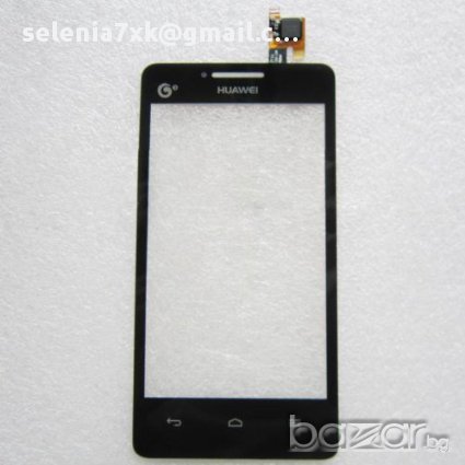 Тъчскрийн за Huawei Y500 Черен Тъч Touchscreen Digitizer, снимка 1 - Калъфи, кейсове - 12620028