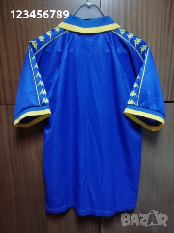 Juventus 1996 1997 Trofeo Berlusconi Kappa Vintage Pre Season Shirt Jersey Maglia Ювентус ретро, снимка 2 - Тениски - 52534964