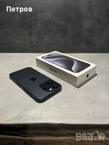 КАТО НОВ Iphone 15 Pro 256 GB Blue Titanium