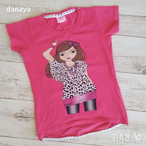 Комплект детски тениски за момиче, снимка 3 - Детски тениски и потници - 32832784