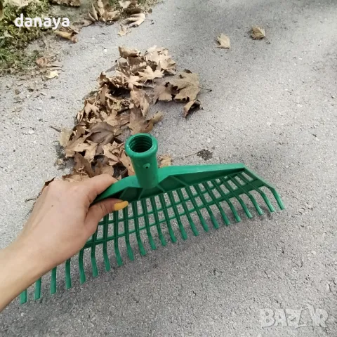 5265 Градинско гребло за събиране на листа, снимка 2 - Градински инструменти - 47471081