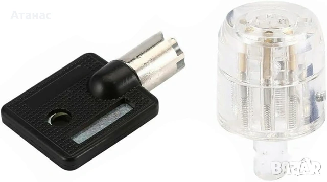 Прозрачна тренировъчна тубуларна ключалка с 7 пина, снимка 2 - Други инструменти - 53530887