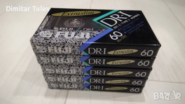 Аудио касети FUJI DR-I Extraslim 60 5 броя, снимка 4 - Аудио касети - 53396323