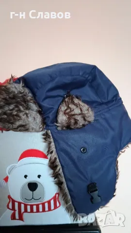 Зимна тип ушанка. Норвегия. , снимка 2 - Шапки - 48642438