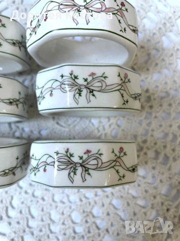 Красиви порцеланови пръстени от Англия , снимка 4 - Антикварни и старинни предмети - 52248720