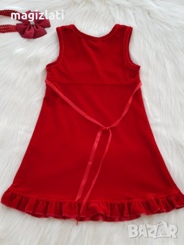 Коледна рокля 2 години, снимка 3 - Бебешки рокли - 34700211