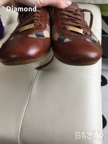 100% Burberry оригинални дамски обувки 37 1/2, снимка 7 - Дамски ежедневни обувки - 28932047