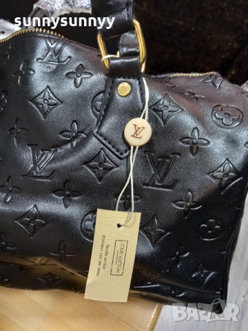 Louis Vuitton черна чанта 2, снимка 3 - Чанти - 34900206