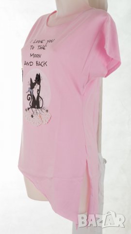 Блуза в розов цвят марка RVL, снимка 3 - Тениски - 38329090