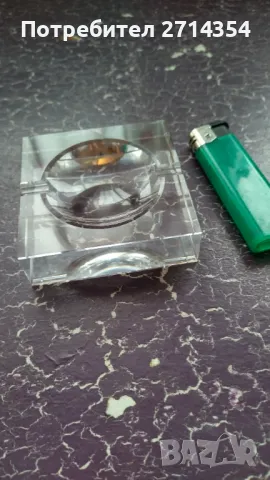 Кристален пепелник , снимка 5 - Декорация за дома - 49332584