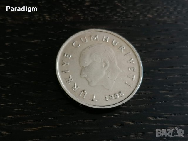 Монета - Турция - 50 000 лири | 1998г., снимка 2 - Нумизматика и бонистика - 26480437