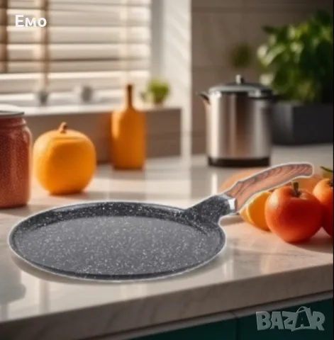 Тиган за палачинки Goldmann GM-1124, 24/28см. Лят алуминий, Керамично покритие. Индукция, снимка 3 - Съдове за готвене - 48354338