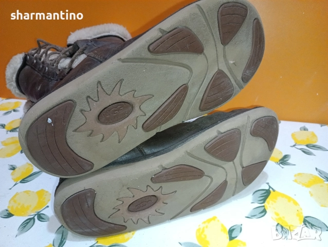 UGG кожени ботуши N 39, снимка 5 - Дамски ботуши - 52976725