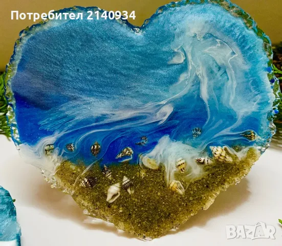 Ръчно изработени подложки от епоксидна смола, снимка 5 - Други стоки за дома - 47513137