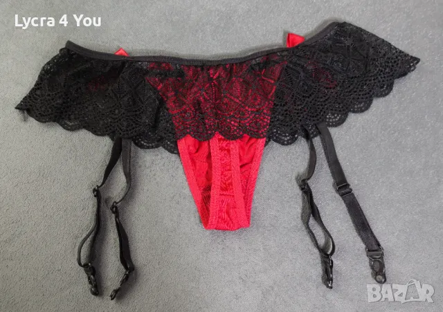 S/М дамска еротична прашка с вградени жартиери, снимка 3 - Бельо - 50039239