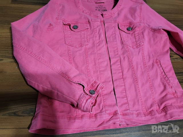 Розово дънково яке/ сако, снимка 4 - Якета - 52086132