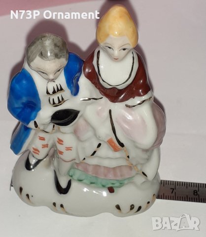 СТАРА ПОРЦЕЛАНОВА ФИГУРКА. РЪЧНО РИСУВАНА. , снимка 6 - Антикварни и старинни предмети - 32700291