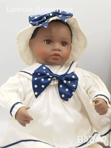 Колекционерска порцеланова кукла , снимка 3 - Кукли - 51446089
