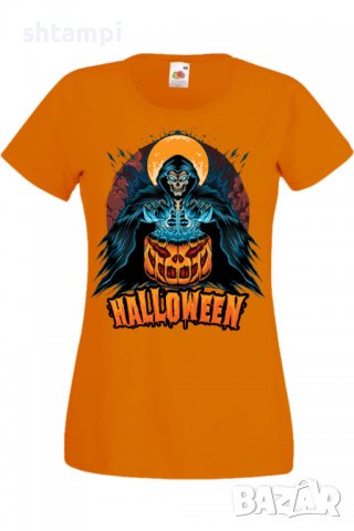 Дамска тениска Halloween 03,Halloween,Хелоуин,Празник,Забавление,Изненада,Обичаи,, снимка 8 - Тениски - 38144950