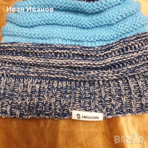 Оригинална зимна шапка  на Swissski, снимка 3 - Шапки - 39595432