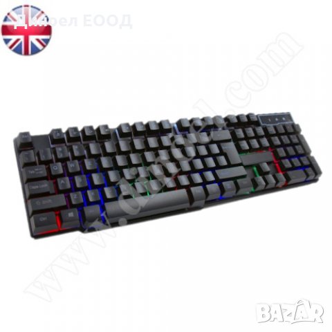 Клавиатура (жична, мембранна) Omega VARR Game RGB Backlight USB Black, снимка 1