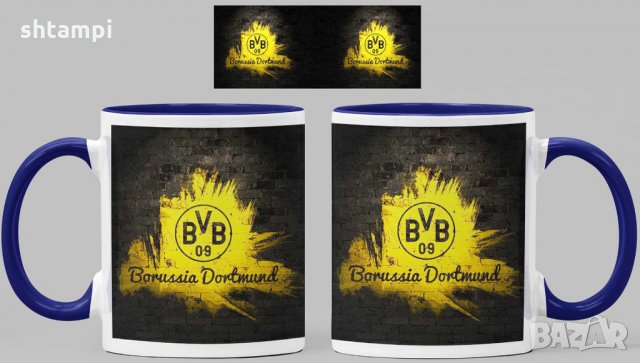 Чаша Борусия Дортмунд Borussia Dortmund Керамична, снимка 3 - Фен артикули - 34783709