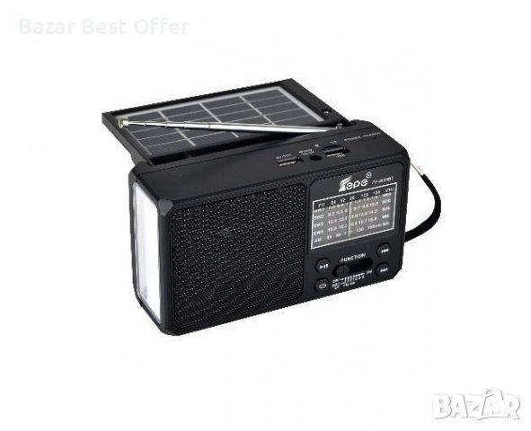FM Bluetooth радио със соларно зареждане-повдигащ се соларен панел, снимка 4 - Аудиосистеми - 36841146