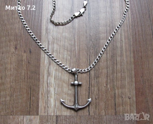 сребърен медальон - 32, снимка 4 - Колиета, медальони, синджири - 32310149