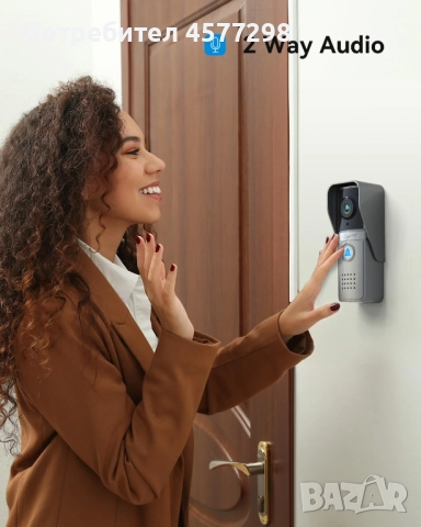 Tmezon Кабелна видеодомофонна система, 7-инчова видеодомофонна камера с монитор,кабелен видеодомофон, снимка 6 - IP камери - 52138859