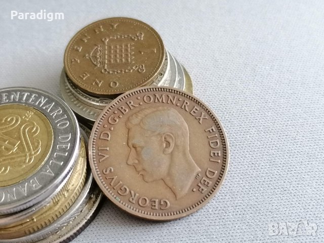 Монета - Великобритания - 1/2 (половин) пени | 1950г., снимка 2 - Нумизматика и бонистика - 40460441