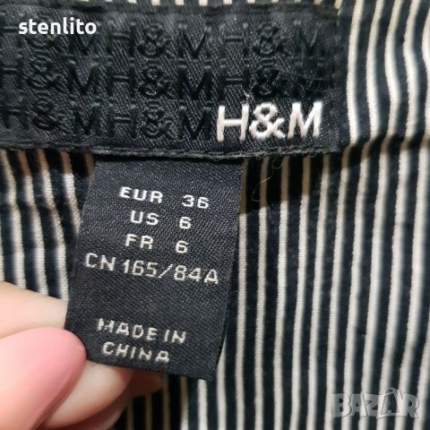 Дамско късо вталено сако H&M размер 36, снимка 9 - Сака - 38114560